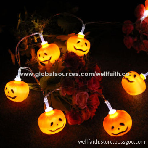 LED String of Light with Hallowmas Decorated, 110/220V Voltage